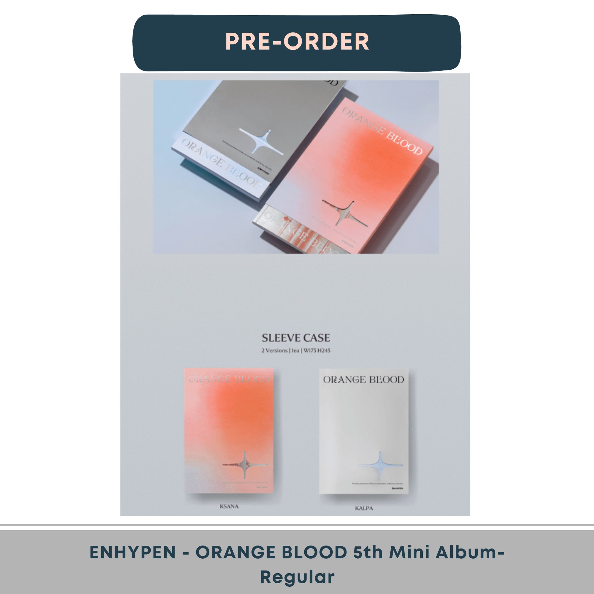 ENHYPEN - ORANGE BLOOD 5th Mini Album (Regular) - ON HAND – Haneul